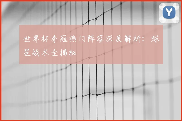 世界杯夺冠热门阵容深度解析：球星战术全揭秘